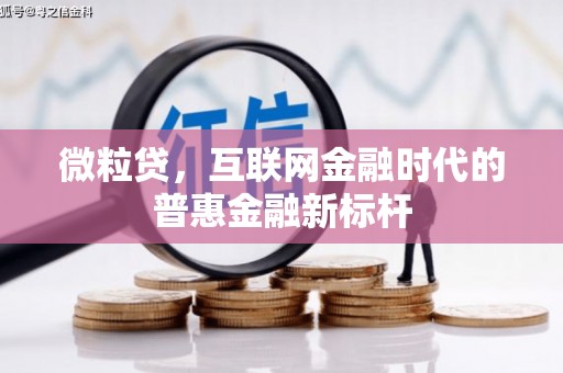 东明微粒贷，互联网金融时代的普惠金融新标杆