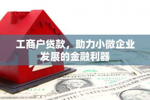 全椒工商户贷款，助力小微企业发展的金融利器