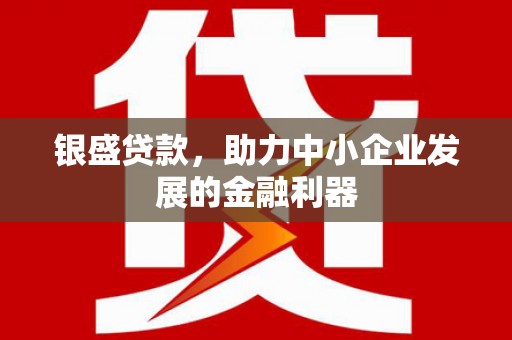光明新区银盛贷款，助力中小企业发展的金融利器