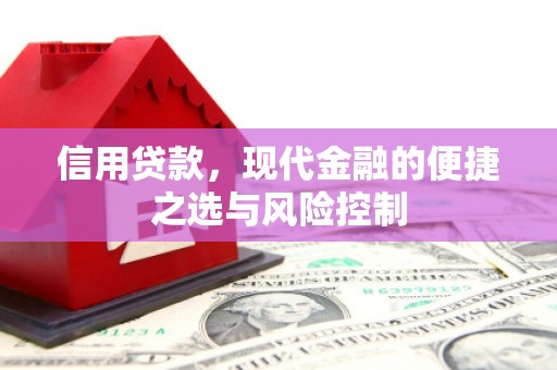 安远信用贷款，现代金融的便捷之选与风险控制