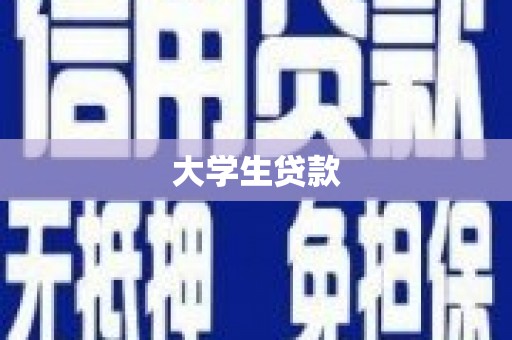 汉源大学生贷款