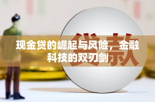 凤泉现金贷的崛起与风险，金融科技的双刃剑