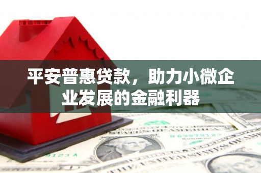 吴桥平安普惠贷款，助力小微企业发展的金融利器