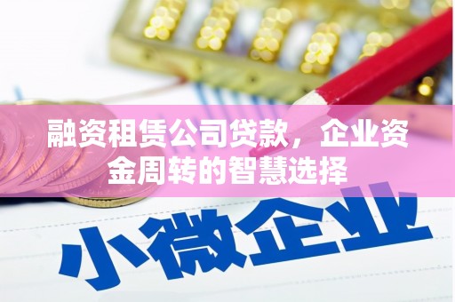 虾峙融资租赁公司贷款，企业资金周转的智慧选择