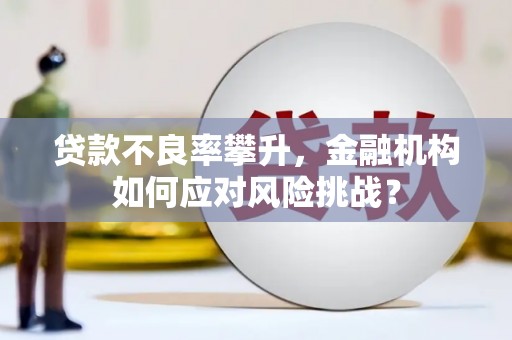 常熟贷款不良率攀升，金融机构如何应对风险挑战？